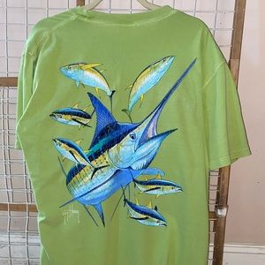 Light Green Guy Harvey T-Shirt Mens L
